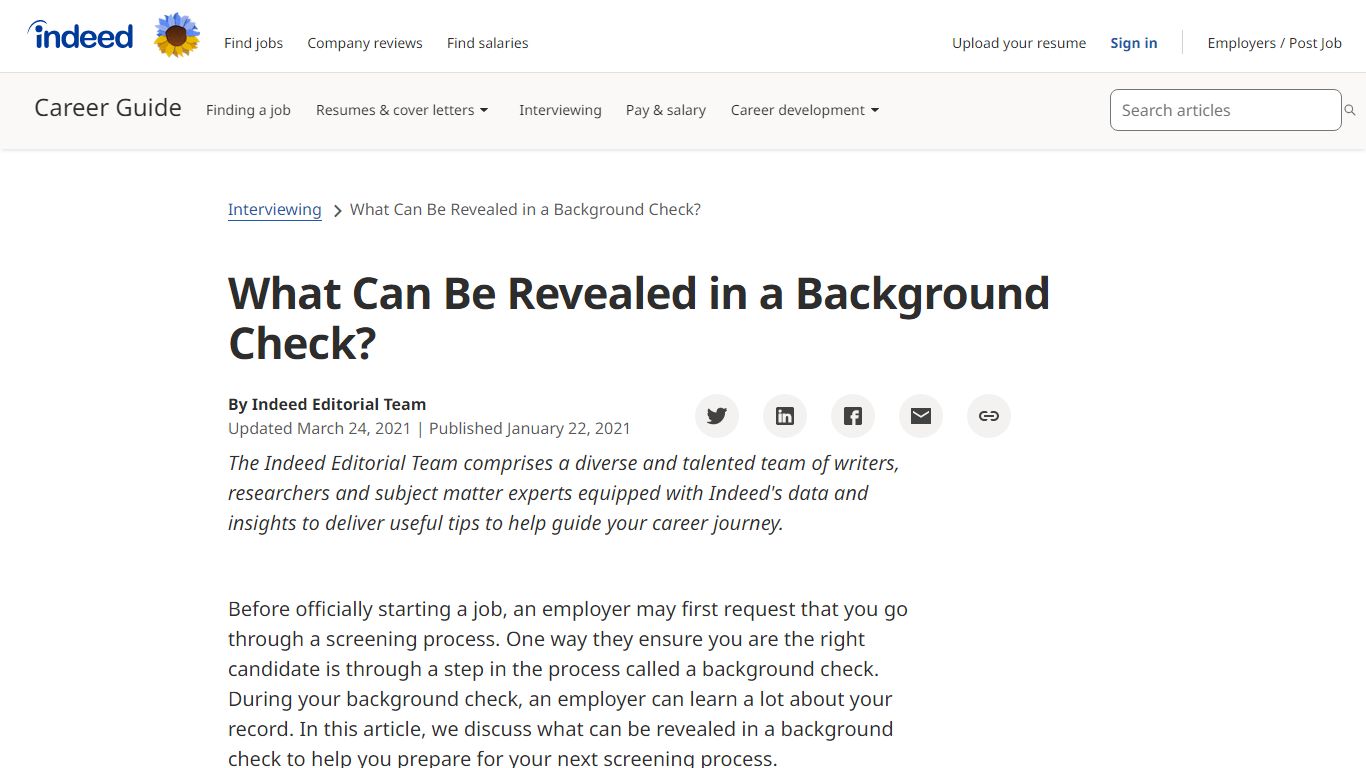 What Can Be Revealed in a Background Check? | Indeed.com